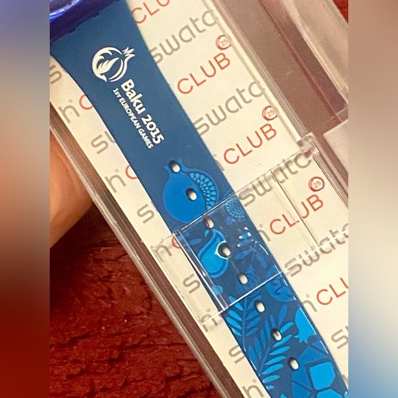 Swatch Blue Analog Watch. Baku 2015 Olympic Games Signature collectible watches - Picture 5 of 7